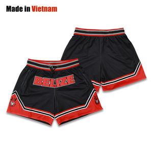 Pantalones cortos deportivos de calle personalizados pantalones cortos de baloncesto de malla de alta calidad baratos al por mayor - Product Image 1