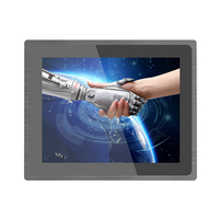 Bestview industriel haute luminosité IP65 étanche VGA écran tactile capacitif moniteur charge/Station d'essence support mural intégré