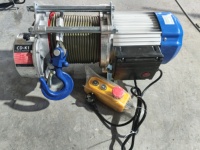 Treuil électrique à câble double KAWADA KCD avec télécommande sans fil pour usage en usine, construction et atelier