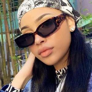 Lunettes de soleil carrées rétro couleur bonbon, tendance 2022, petites lunettes de soleil rectangulaires colorées pour femmes - Product Image 1