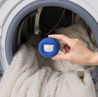Attrape-peluches pour machine à laver, boule réutilisable pour enlever les poils d'animaux, filtre à linge, collecteur de poils et de fibres, indispensable pour le nettoyage domestique