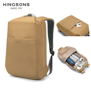 Kingsons Women's <b>Backpack</b> 10516 <b>Lightweight</b> Water Resistant Solid Color Everyday Use - Product Image 4