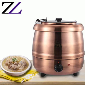 Buffet international, assiettes <span class=keywords><strong>de</strong></span> <span class=keywords><strong>luxe</strong></span> pour la restauration, buffet, soupe noire, station chauffante, conteneur <span class=keywords><strong>de</strong></span> buffet, soupe électrique, soupière - Product Image 6