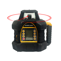 Niveau laser rotatif rouge à nivellement automatique de haute précision 206R avec écran LCD Nivellement automatique 20mw Fukuda Red Beam