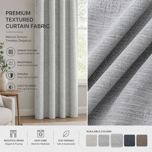 Cortina Opaca Moderna de Silicona, Ecológica, Impermeable, Certificada OEKO-TEX, Personalizable, Ignífuga, para Apartamentos - Product Image 1