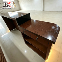 Comptoir de réception de luxe sur mesure, design minimaliste, pour salon de beauté, spa, boutique, hall d'accueil