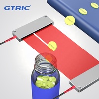 GTRIC Banner Digitaler Faseroptik-Sensor Kopf Erfassungsbreite 70MM Matrix Diffus Reflektierender Faserverstärker Optischer Sensor