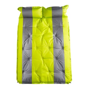 Travel Outdoor Folding Camping Mat Inflating Sleeping Pad With Pillow Inflatable Air Mattresses