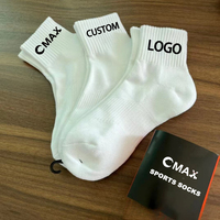 Calze da basket personalizzate ammortizzate a mezza gamba con supporto ad alto impatto per uomo, certificate GRS
