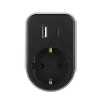 Multiprise personnalisable Pheiyon avec prise EU, adaptateur Schuko 16A, ports de sortie USB-A et Type-C, certifiée GS CE, ODM OEM DIY