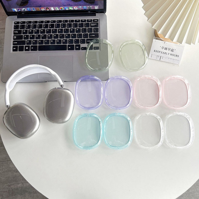 Headphone case Soft Shell  Earphone case Transparent Save Cover for airpods Max