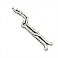 Tuyau d'échappement intermédiaire en Z à haut débit et longueur égale en acier inoxydable SS304 pour BMW M2 F87 M3 F80 M4 F82 S55 3.0T Son profond Racing