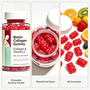 Gummies de soutien post-partum pour la perte de cheveux Baby Blues – Complexe de glutathion, collagène et vitamines pour la croissance des cheveux, la santé des ongles et <span class=keywords><strong>les</strong></span> antioxydants - Product Image 2