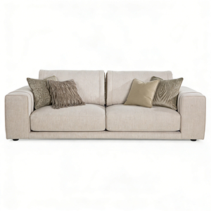 High - End Comfort: <strong>Brown</strong> Modular Leather Sofa Sets for Villa and Apartment Living Rooms and Lounges - Product Image 1