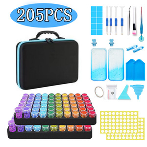 Kit di Strumenti per Pittura Diamantata con Stampa Artistica Moderna, in Plastica Sfumata, con Valigetta per il Trasporto - Product Image 5