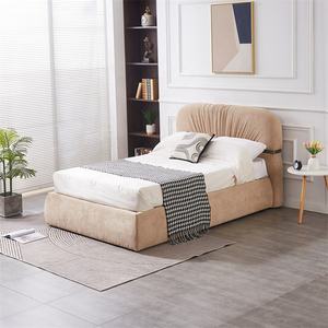 Camas Modernas al por Mayor, Tamaño Queen y King, Armazones de Madera Tapizados, Muebles de Dormitorio con Almacenamiento, Opción de Tamaño Individual Disponible - Product Image 2