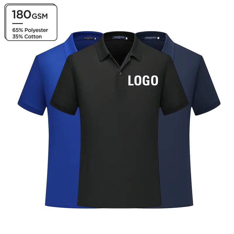 2023 yüksek kalite özel logo baskılı süblimasyon 180 gsm pamuk erkek t-shirtü slim fit beyaz polo gömlekler