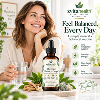 Gouttes de soutien thyroïdien pour adultes à marque privée, enrichies en sélénium, zinc, iode, L-tyrosine et Ashwagandha, pour une meilleure densité osseuse, 100 % pures