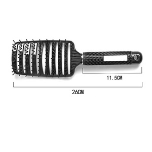 Brosse à cheveux en nylon <span class=keywords><strong>pour</strong></span> salon de coiffure, poils incurvés ventilés <span class=keywords><strong>pour</strong></span> massage du cuir chevelu, outils de coiffure <span class=keywords><strong>pour</strong></span> salon de coiffure, vente en gros - Product Image 3