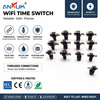 Connecteur Pneumatique Premium ANRUK à Raccord Rapide en Plastique Rouge (Nylon PA, PP, PE, PBT, PC) pour Tuyau d'Air et Ligne Industrielle – Garantie 1 An
