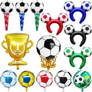 Ballons de décoration sur le thème du football 2026, trophée, serre-tête, <span class=keywords><strong>ballon</strong></span> en feuille pour la salle de sport, les sports, les fournitures de fête d'anniversaire, décoration - Product Image 3