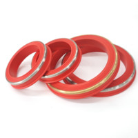 Joints d'étanchéité Red Fig 1502 avec anneaux anti-extrusion en acier inoxydable et en laiton