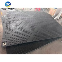 Dalles de route modulaires emboîtables pour équipements de construction lourds et accès temporaire aux chantiers, tapis de protection du sol résistants aux UV