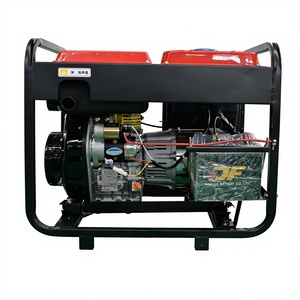 Générateur portable 5kW 6kW 7.5kVA refroidi par air, groupe électrogène de qualité industrielle avec double tension 220V 380V SE5DF, qualité industrielle portable - Product Image 2