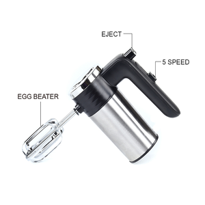 Điện electr Whisk beaters cầm tay máy trộn nhà bếp thực phẩm trứng bột Pizza nhỏ vàng - Product Image 2