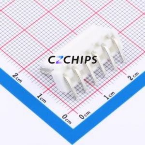 HC-VH-6AW-TW Wire-to-Board Pin Header Bent Lead Through Hole,P=3.96mm Connector 1x6P 3.96mm Right Angle Insert VH - Product Image 2