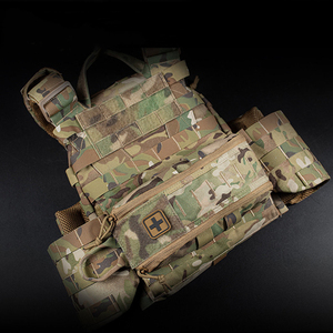 Pochette tactique de camouflage Molle pour premiers secours, sac médical d'urgence en nylon, accessoire de survie pour la randonnée et le camping en plein air - Product Image 4