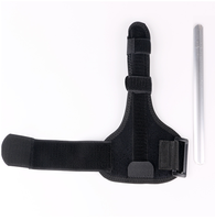 Attelle de maintien anti-entorse pour le petit doigt, anneau de maintien pour le petit doigt, attelle de soutien pour un seul doigt, plaque en aluminium respirante, sangle de maintien pour la main