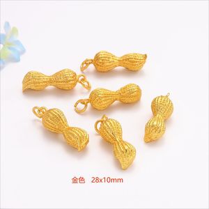 yitongsy Método Antiguo para Preservar el Color Dorado, Lo Bueno Viene Uno Después del Otro, Colgante de Cacahuete Sólido, Accesorios DIY - Product Image 2