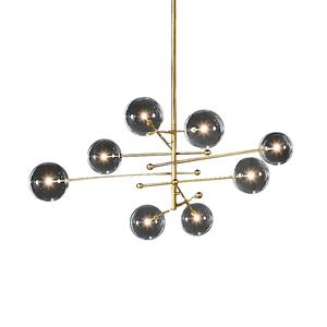 Meilleures ventes de lampes suspendues décoratives à billes modernes, luminaires suspendus en verre fondu nordique pour café Restaurant - Product Image 1