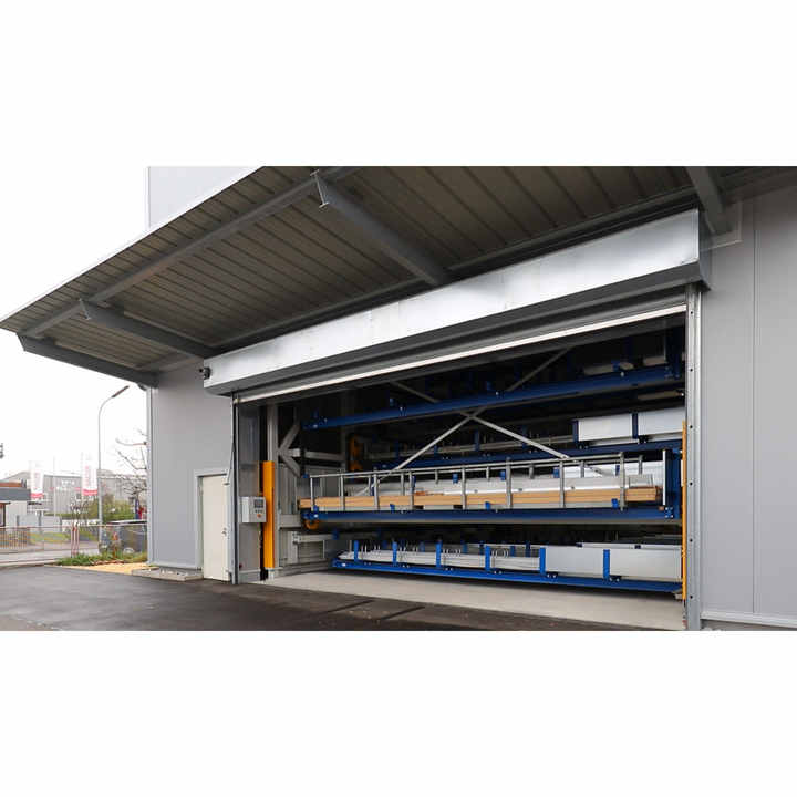 Heavy Duty Automatic Long Goods Storage Pallet Rack Steel Wire Deck for Warehouse Storage OEM/ODM Pallet Packed