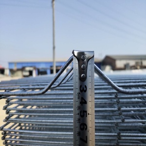 Clôture de <span class=keywords><strong>jardin</strong></span> en fil métallique courbé 3D, grillage soudé triangulaire, clôture 3D - Product Image 3