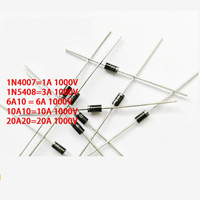 Diode redresseuse 10A10, R-6, 50 - 1000V, 10A, emballée en bande