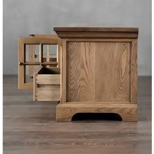 Fabriek Op Maat Ontwerp Houten Tv-Kast Met Mand Laden Voor Huismeubilair Voor Gebruik In De Woonkamer - Product Image 3