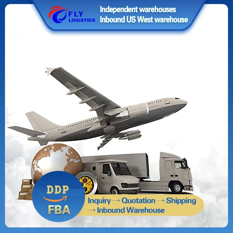 Door to door customs clearance service import delivery air freight agent LCL logistics from China to Los Angeles, USA