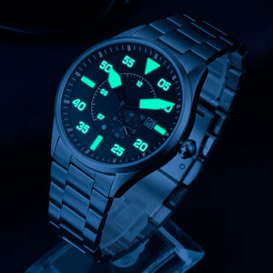 Montre mécanique analogique de luxe pour homme, mouvement Miyota, acier inoxydable, étanche 5 ATM, lumineuse, style affaires, vente en gros usine - Product Image 2