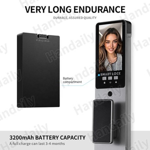 Nhà Máy an ninh tuya WiFI 3D Nhận dạng khuôn mặt vân tay thông minh khóa Keyless intercom kỹ thuật số cerradura inteligente khóa cửa - Product Image 5