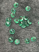 Oxyde de zircon cubique noir, pierre précieuse rugueuse et lâche, matière première de zircon de haute qualité, peut être fabriqué en bijoux