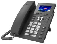 VoIP-Telefon mit 2 SIP-Leitungen, 2,4-Zoll-Farbdisplay, POE, SIP V2, Dual-WAN/LAN-Anschlüsse, TLS/HTTPS für Konferenzen, Büro und Hotelnutzung