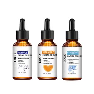 Suero Facial Personalizado de Fábrica con Logotipo Privado, Cuidado Facial con Vitamina C, Ácido Hialurónico y Retinol - Product Image 1