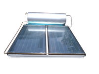 Système de chauffage de panneau d'eau chaude solaire collecteur pénal plat de secours électrique divisé