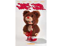 Figurine en peluche Ours Rébellion, Pendentif de sac bandoulière, Porte-clés Boîte mystère