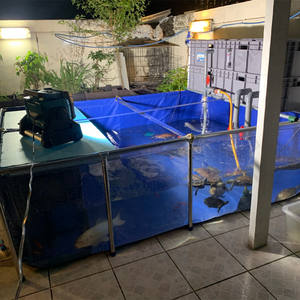 Lvju 1110 <span class=keywords><strong>Gallon</strong></span> <span class=keywords><strong>Fish</strong></span> <span class=keywords><strong>Tank</strong></span> 9.8 '* 6.6' * 2.3 'Bleu Clair <span class=keywords><strong>Fish</strong></span> <span class=keywords><strong>Tank</strong></span> 4200L <span class=keywords><strong>300</strong></span>*200*70cm Acier Inoxydable Koi <span class=keywords><strong>Fish</strong></span> Pond - Product Image 5