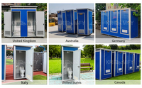 Salle de bain et toilettes portables USA sur remorque pour événements de mariage