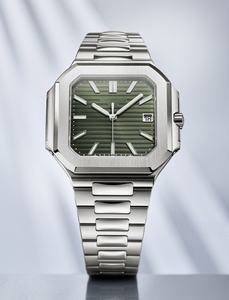 Reloj de pulsera de lujo de alta gama para hombre, con movimiento de cuarzo, forma ovalada, acero 316L, ultrafino, deportivo, con correa de cerámica - Product Image 1