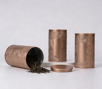 Contenants en fer blanc recyclables et écologiques de qualité alimentaire pour le stockage du thé, des biscuits, des bonbons, du chocolat et des produits de boulangerie